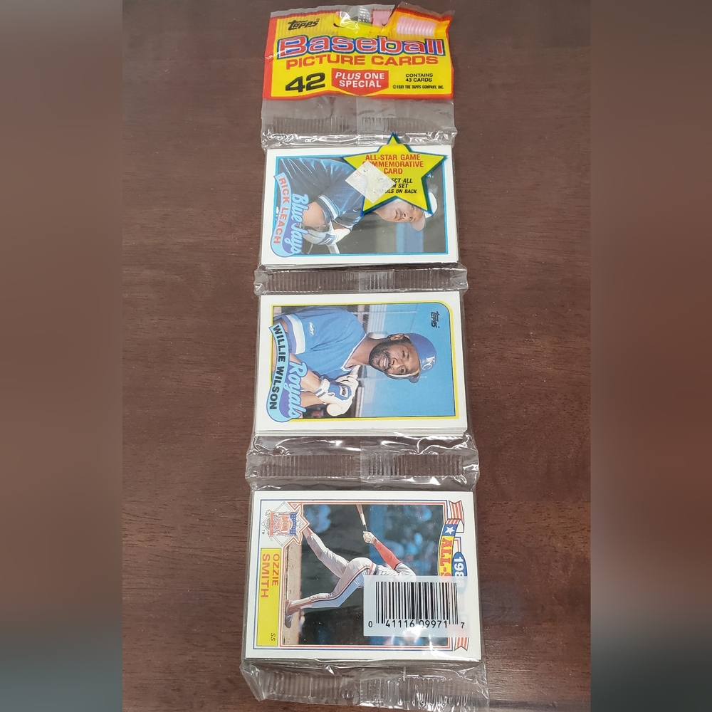 1988 Topps Baseball Cards, Unopened, 43 Cards